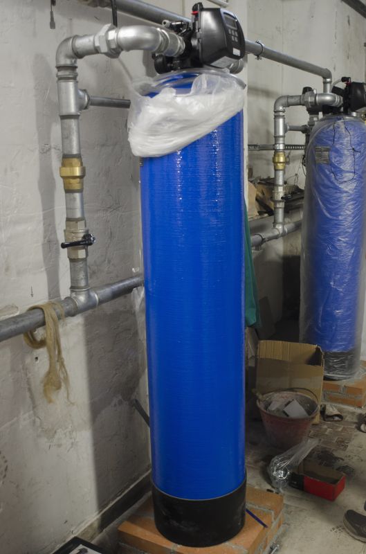 Water Softener in Use